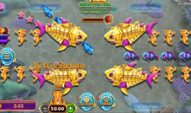 Các sinh vật trong game Bắn Cá Đại Dương tại SunWin