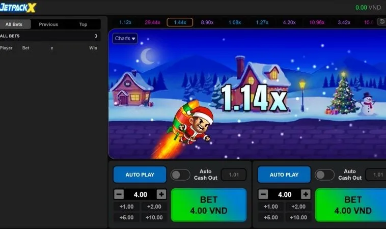 Giao diện chơi game nhanh ZetX Tại SunWin 
