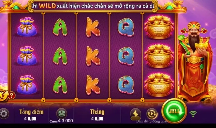 Thiết kế đồ họa game Nổ Hũ Thần Tài Tại SunWin đẹp, bắt mắt